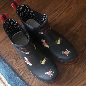 Joules doggie sz 10 Wellies or rain boots slip on